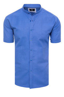 Moška srajca z kratkimi rokavi Barva Modra DSTREET KX1001
