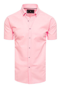 Moška srajca z kratkimi rokavi Barva Roza DSTREET KX0994