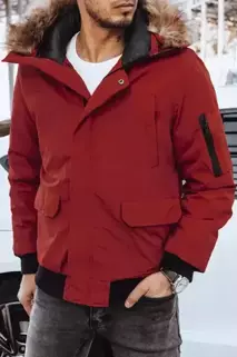 Moška zimska jakna Barva Klaret DSTREET TX4309