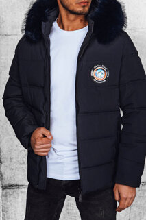 Moška zimska jakna Barva Mornarica DSTREET TX4643