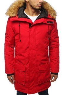 Moška zimska jakna Barva rdeča DSTREET TX2995