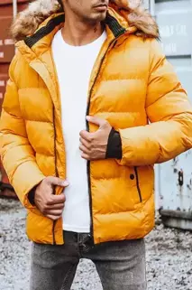 Moška zimska jakna rumena Dstreet TX4162