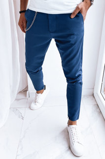 Moške chino hlače Barva Modra DSTREET UX4009