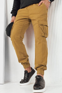 Moške hlače s stranskimi žepi Barva Bež DSTREET UX4177