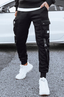 Moške hlače s stranskimi žepi Barva Črna DSTREET UX4055