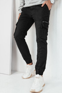 Moške hlače s stranskimi žepi Barva Črna DSTREET UX4173