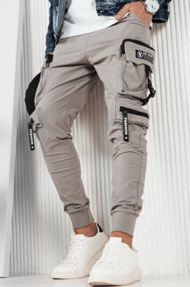Moške hlače s stranskimi žepi Barva siva DSTREET UX4168