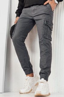 Moške hlače s stranskimi žepi Barva siva DSTREET UX4183