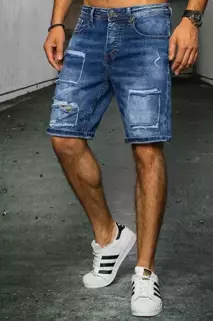 Moške jeans kratke hlače Barva Modra DSTREET SX1521