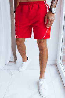 Moške kopalne kratke hlač Barva rdeča DSTREET SX2370