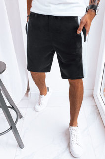 Moške športne kratke hlače Barva Črna DSTREET SX2271