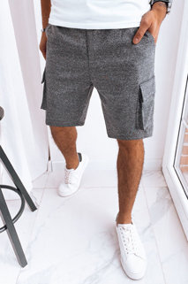 Moške športne kratke hlače Barva Temno siva DSTREET SX2226