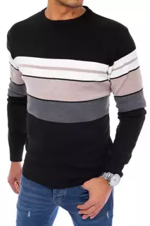 Moški klasičen pulover Barva Črna DSTREET WX2070
