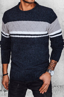 Moški klasičen pulover Barva Mornarica DSTREET WX2180