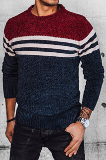 Moški klasičen pulover Barva Mornarica DSTREET WX2186