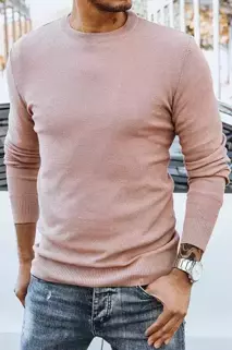 Moški klasičen pulover Barva Roza DSTREET WX1939
