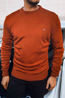 Moški klasičen pulover Barva kamela DSTREET WX2169