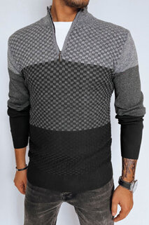 Moški klasičen pulover Barva siva DSTREET WX2115