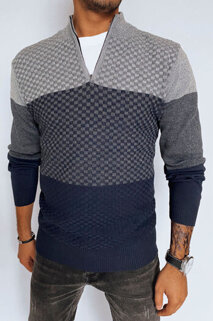 Moški klasičen pulover Barva siva DSTREET WX2116