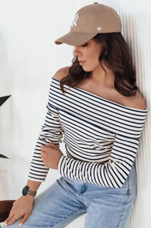 Ženska elegantna bluza TESSO Barva Mornarica DSTREET RY2350