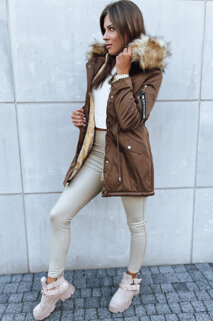 Ženska zimska jakna VIXEN Barva kavna DSTREET TY3871