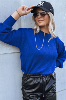 Ženski oversize pulover EMERALD Barva Modra DSTREET MY2127
