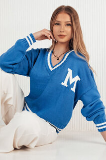 Ženski oversize pulover MIRAGE Barva Modra DSTREET MY2221