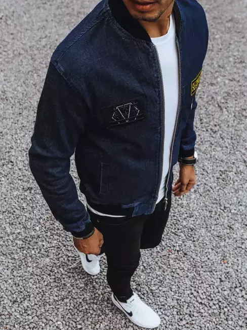 Moška jeans jakna Barva Črna DSTREET TX4108