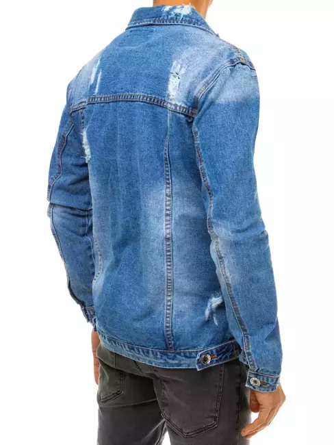 Moška jeans jakna Barva Modra DSTREET TX3642