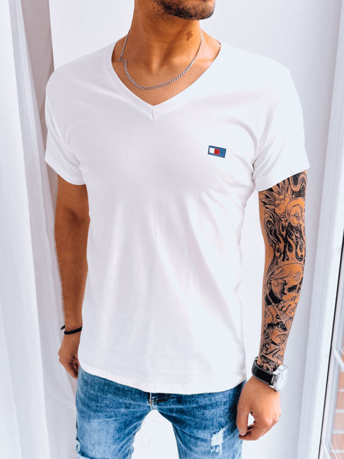 Moška majica s potiskom Barva Bela DSTREET RX5131