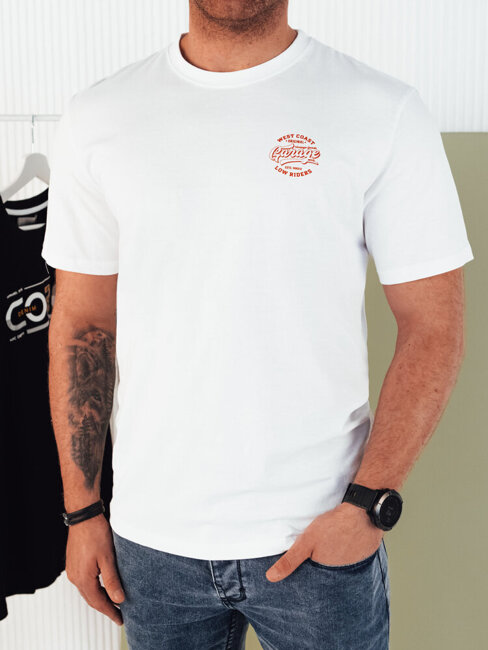 Moška majica s potiskom Barva Bela DSTREET RX5415