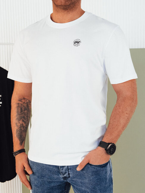 Moška majica s potiskom Barva Bela DSTREET RX5442