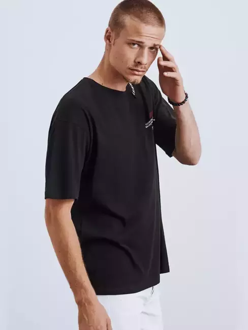 Moška majica s potiskom Barva Črna DSTREET RX4608