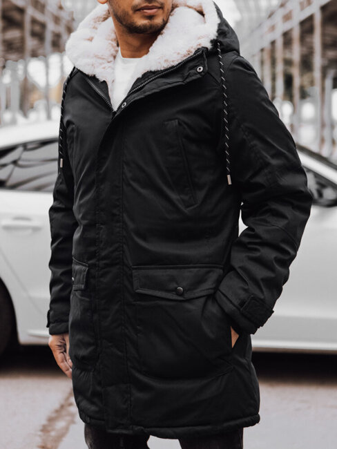 Moška zimska jakna Barva Črna DSTREET TX4588