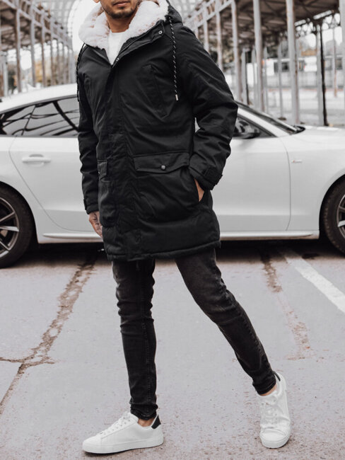 Moška zimska jakna Barva Črna DSTREET TX4588