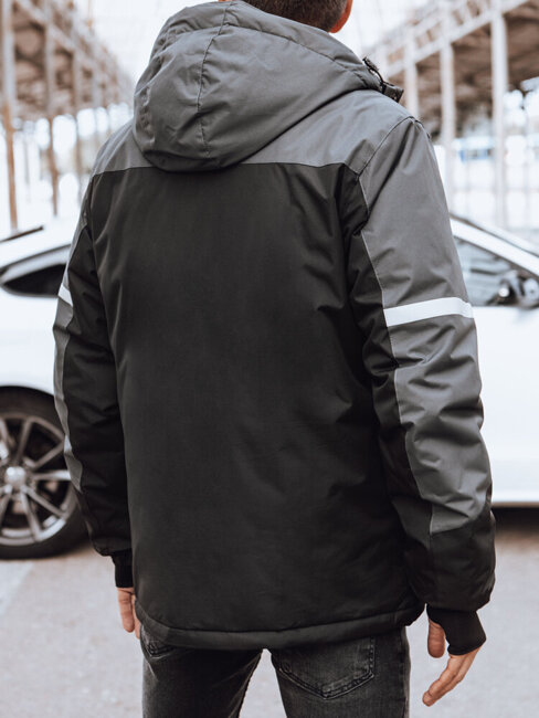 Moška zimska jakna Barva Temno siva DSTREET TX4565