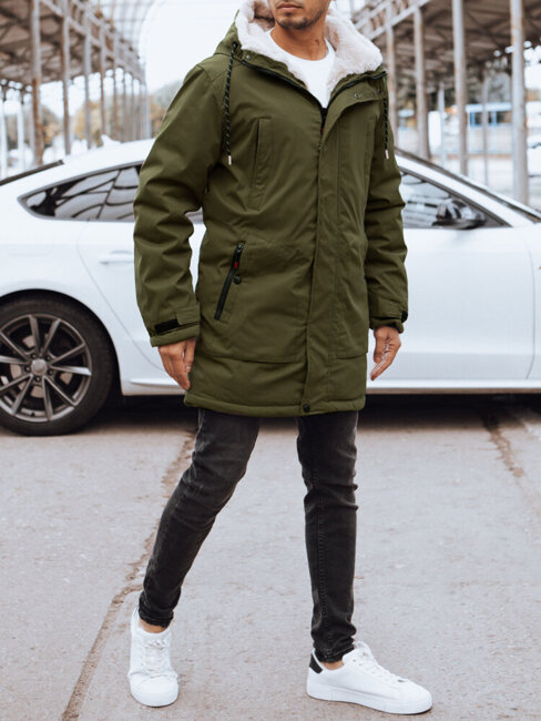 Moška zimska jakna Barva Zelena DSTREET TX4606