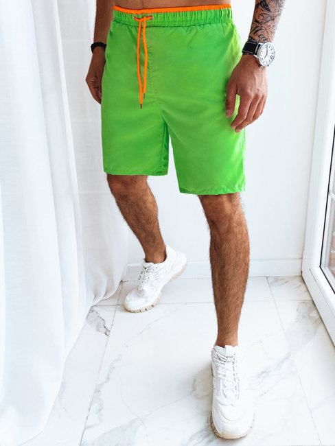 Moške kopalne kratke hlač Barva Svetlo zelena DSTREET SX2298