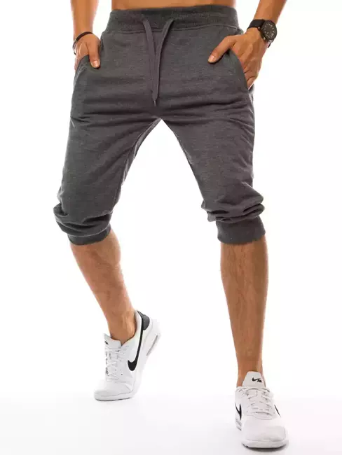 Moške športne kratke hlače Barva Temno siva DSTREET SX1533