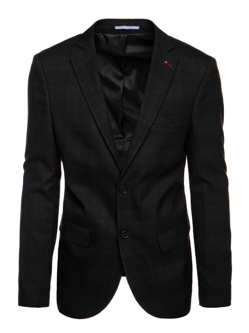 Moški blazer casual Barva Črna DSTREET MX0611