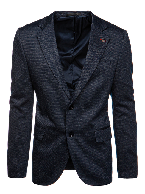 Moški blazer casual Barva Mornarica DSTREET MX0610