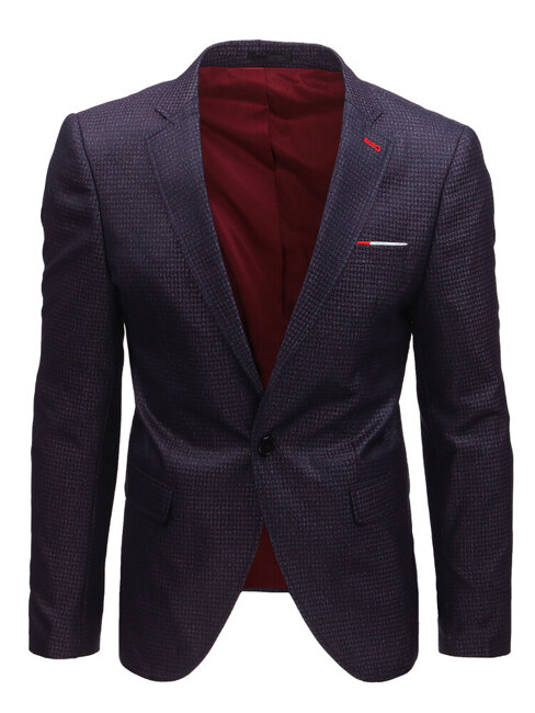 Moški blazer casual Barva Vijolična DSTREET MX0422