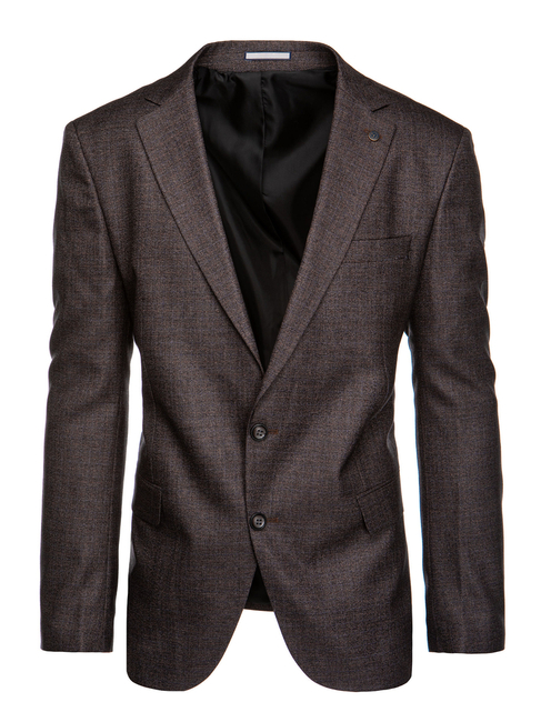 Moški blazer casual Barva rjav DSTREET MX0599