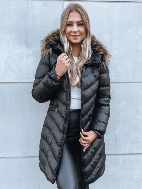 Ženska zimska jakna GLAMOUR FUSION Barva Črna DSTREET TY3890