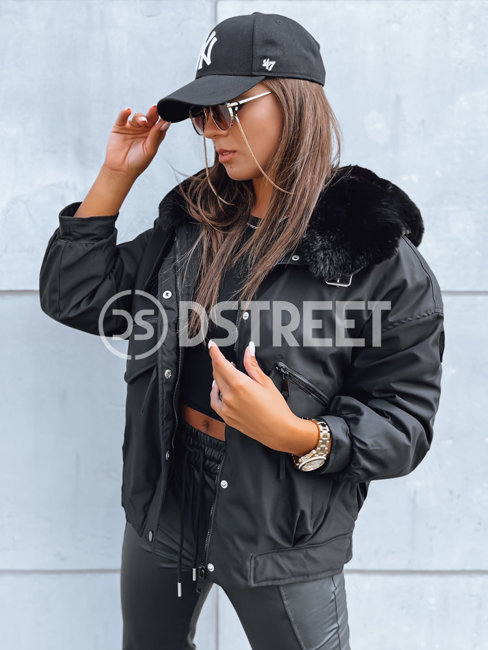 Ženska zimska jakna HEARTGLOW Barva Črna DSTREET TY3846