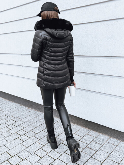 Ženska zimska jakna LUNA Barva Črna DSTREET TY3972