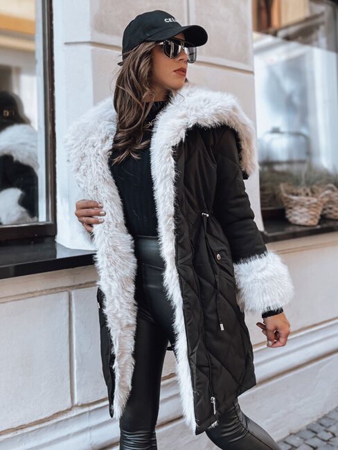 Ženska zimska jakna LUXURY Barva Črna DSTREET TY3933