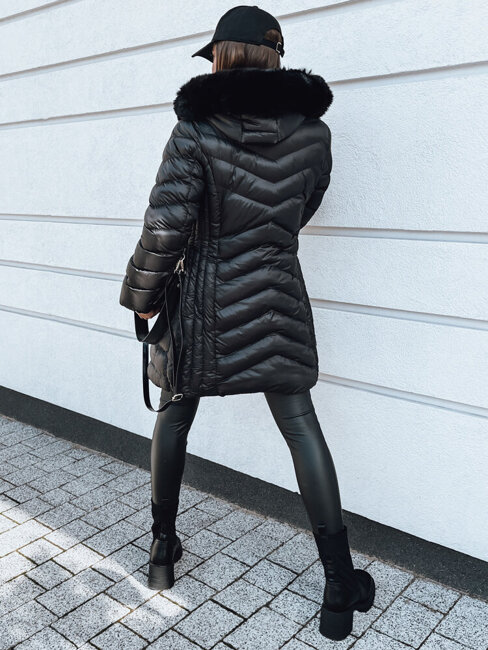 Ženska zimska jakna MILLOW Barva Črna DSTREET TY3983