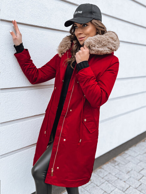 Ženska zimska jakna NADER Barva rdeča DSTREET TY4032