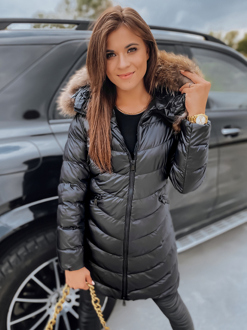 Ženska zimska jakna PREMIUM Barva Črna DSTREET TY3024